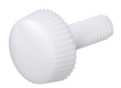 Polycarbonate (PC) Knurled Screw (White)