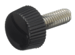 Polycarbonate Black Knurled (stainless steel) M4 15mm (1000pcs)