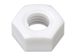 Polycarbonate (PC) Hexagon Nuts W3/8 (White) (200pcs/bag)
