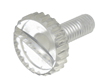 Polycarbonate Slotted Knurled Screw M4 8mm (500pcs/bag)