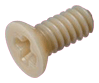 PEEK Micro Flat Head Screw (phillips) M1.2 2.5mm (100pcs/bag) - Click Image to Close