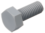 PVC Hexagon Head Bolts M16 - Length 40mm (50pcs)