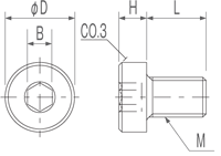 RENY Low-head Hexagon Socket Head Cap Screw M6 x 40mm (100pcs)